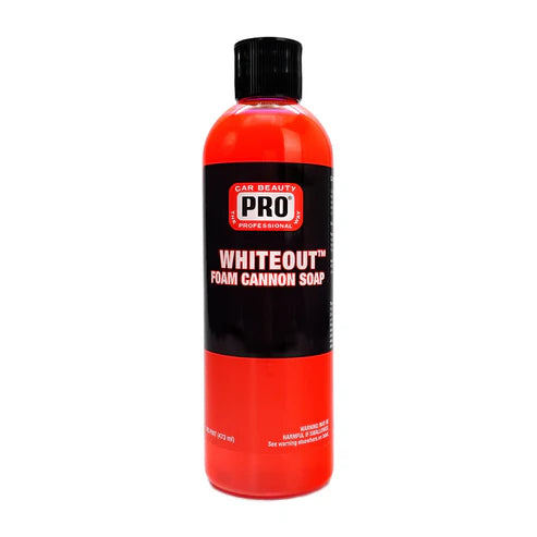 pro whiteout foam cannon soap wax free pint