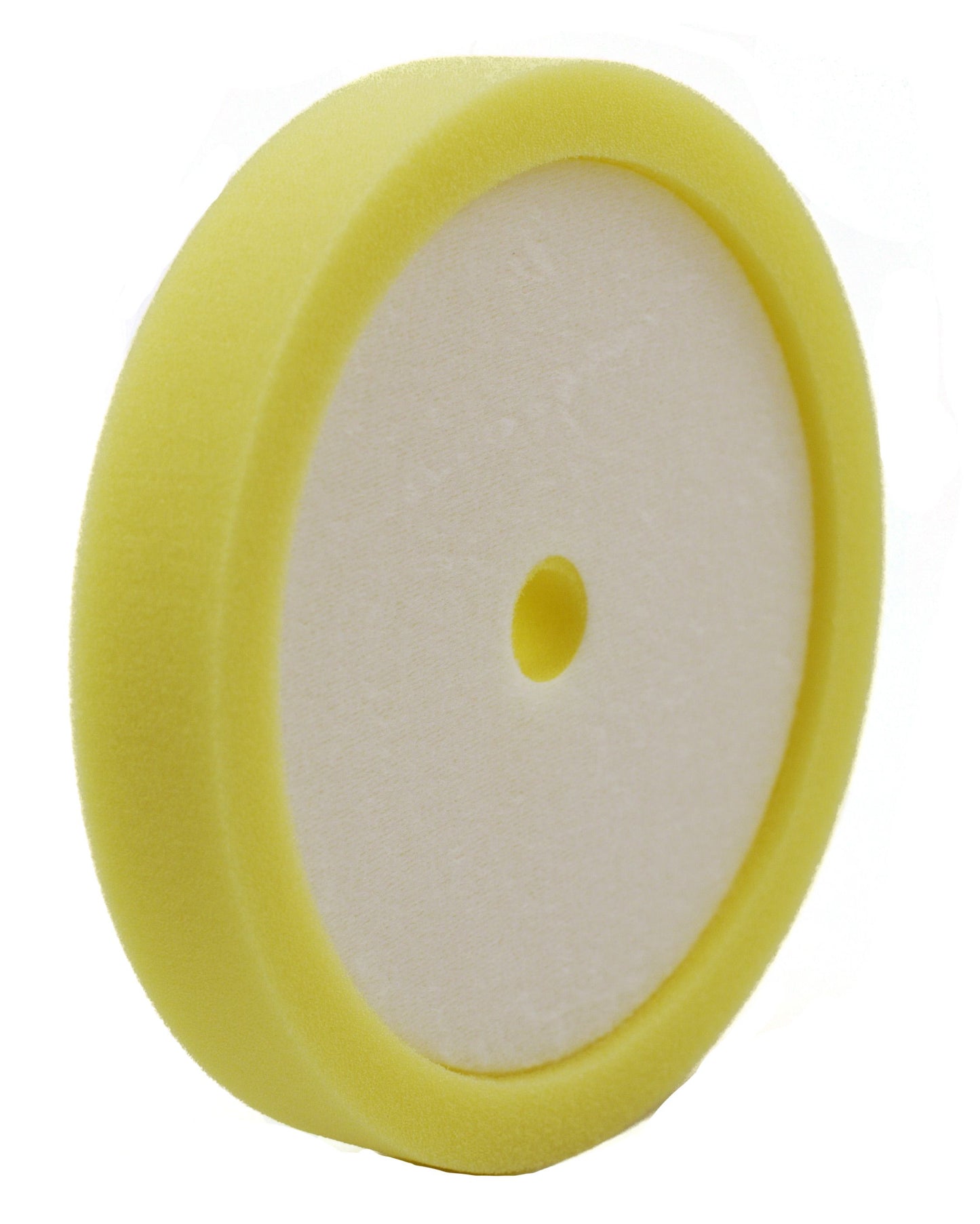 HB 208 hi tech recessed buffing pad medium cut yellow foam 8 inch