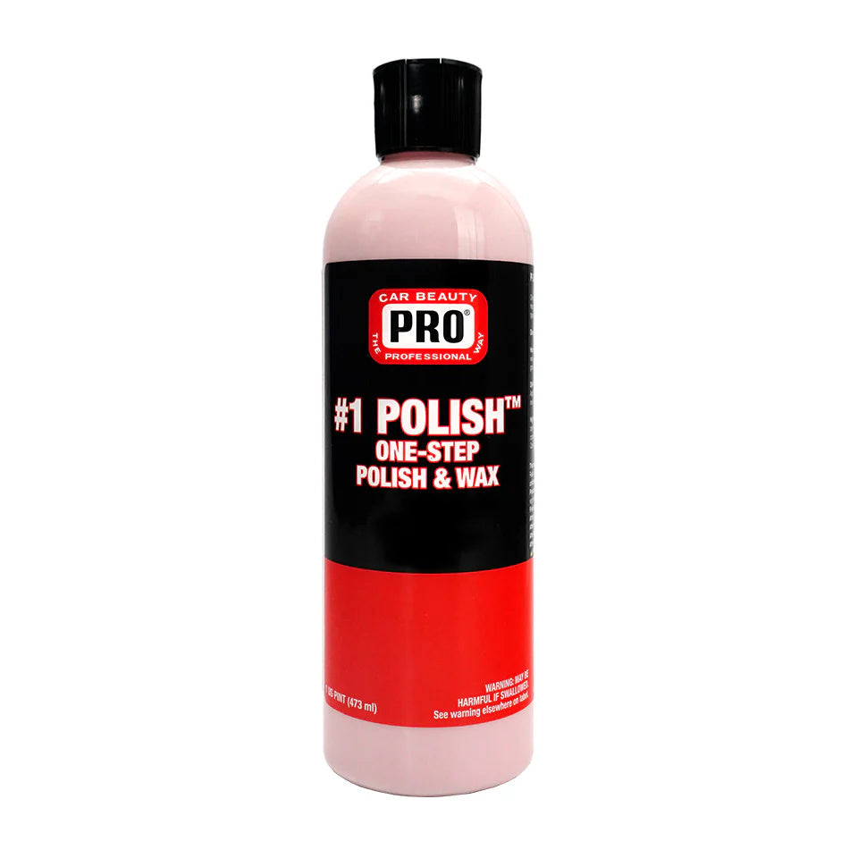 PRO 1 Polish one step cleaner polish wax pint