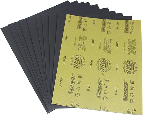 400 Micro Grit Sandpaper Fine Finish for Auto Detailing & Paint Prep