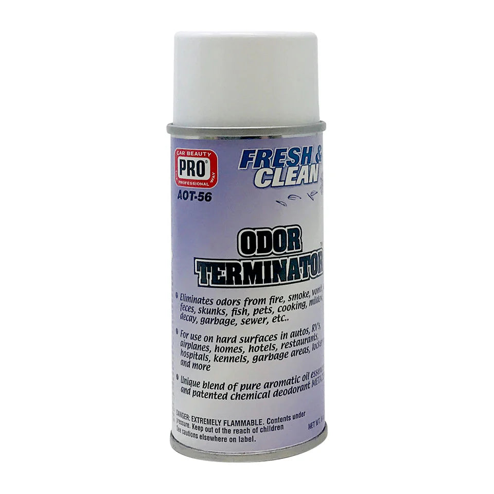 Pro odor terminator fresh and clean scent can spray eliminates odors 