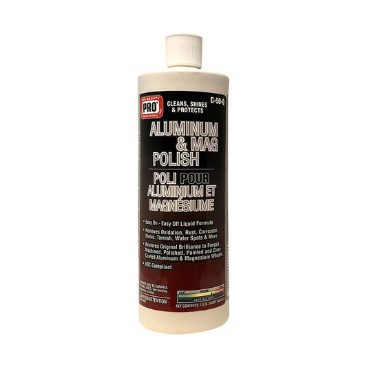 pro aluminum mag polish removes oxidation, rust and corrosion