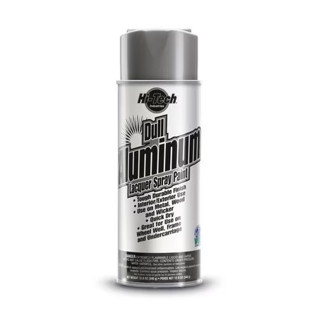 hi tech dull aluminum lacquer spray paint