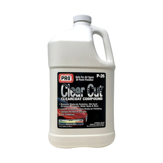 PRO Clear Cut Compound removes wet sand scratches gallon