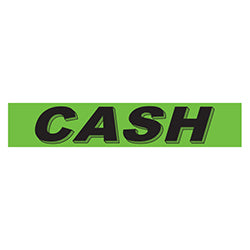 Cash windshield sign for auto dealers