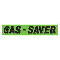 Gas Saver windshield sign for auto dealers