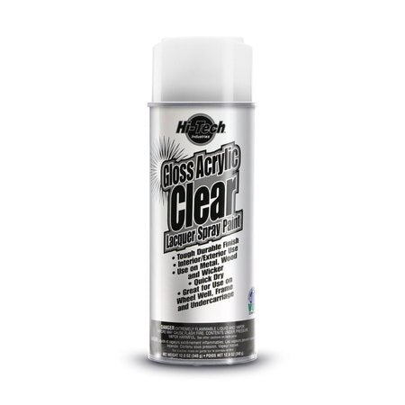hi tech clear gloss acrylic lacquer spray paint