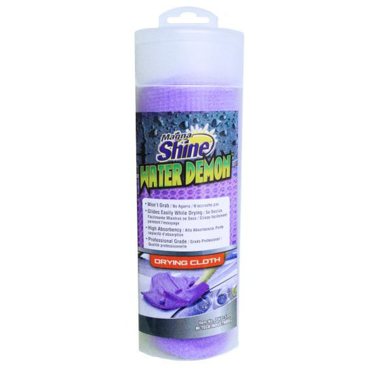 magna shine water demon drying cloth purple