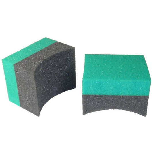 tire dressing applicator large crescent double sided