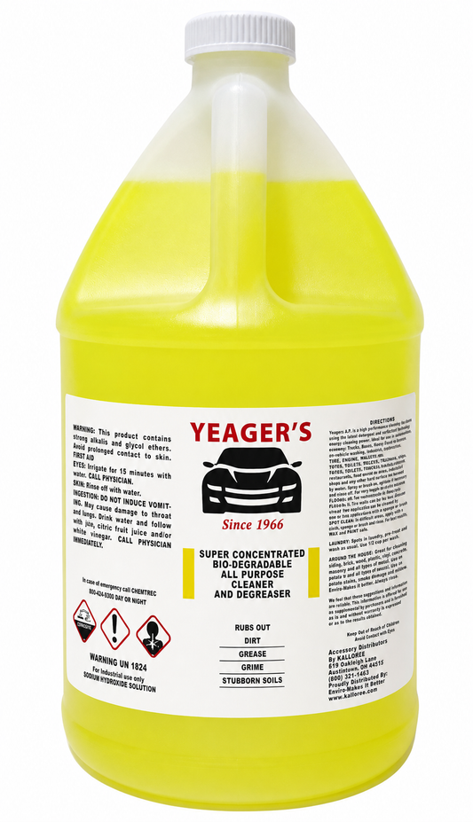 yeager's all purpose cleaner and degreaser yellow liquid gallon